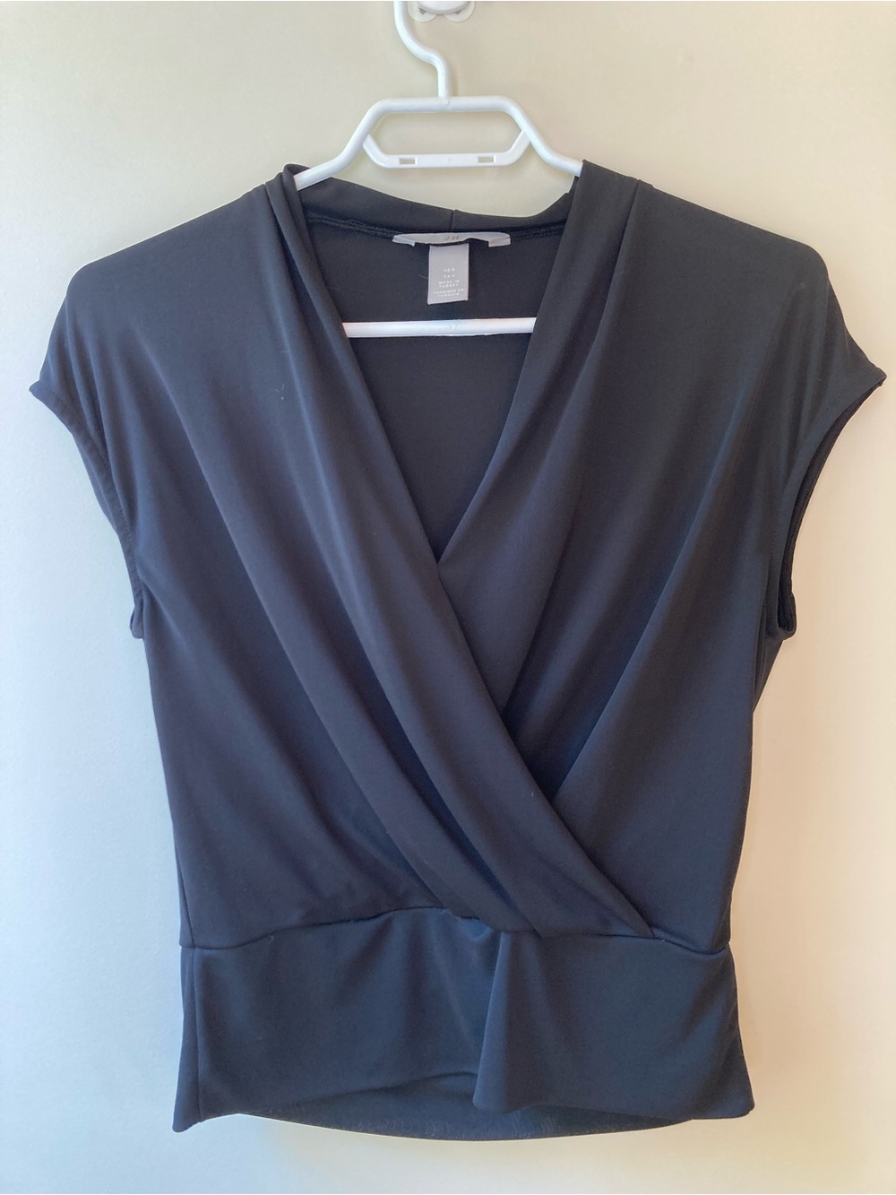 H&M Elegant Black Blouse